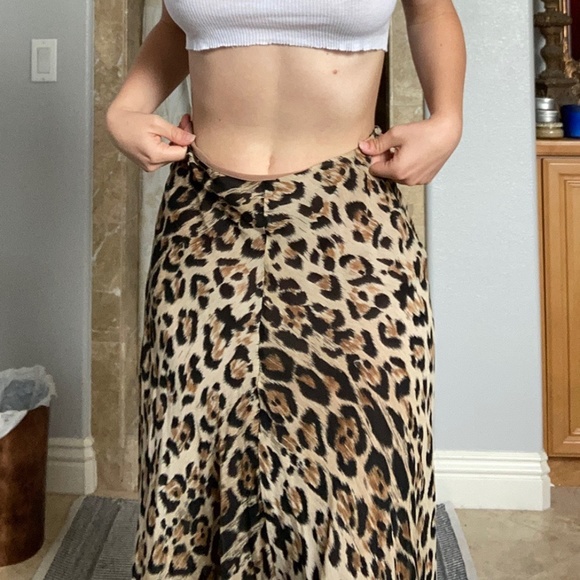 Vintage YTK Cheetah Midi-Skirt - Picture 2 of 3